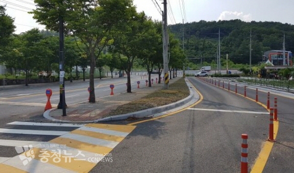 전의면홍성빌라진입도로 / 충청뉴스 최형순 기자