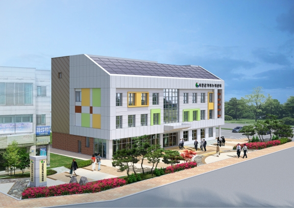 다함께누리는 가족누리센터 올 연말 완공 목표 추진(가족누리센터 조감도).