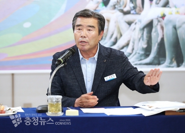 김동일 보령시장 민선7기 취임1주년 언론인 간담회