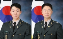 (왼쪽부터) 김태오·김성권 소위