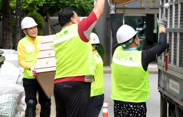 박용갑 중구청장, 대형폐기물 수거)