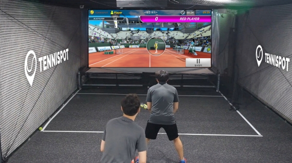 뉴딘콘텐츠의 스크린테니스 브랜드 테니스팟_듀얼 모드 업데이트 진행