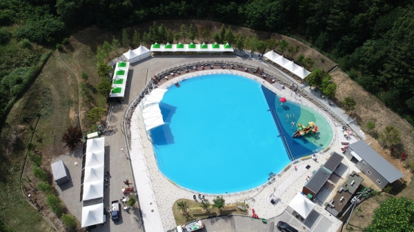 굿뜨래 웰빙마을 물놀이장 전경