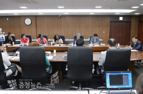 미국 뉴욕과 애틀랜타, 워싱턴DC, 시카고 등지에서 활동 중인 아동청소년 교육행정가와 청소년들이 아동친화도시 세종을 찾았다.