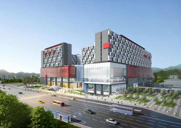 대전 유성복합터미널 투시도