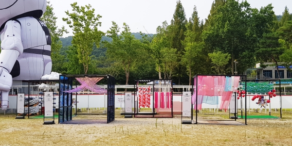 한밭대 산업디자인학과 학생들이 디자인한 아트체험 부스