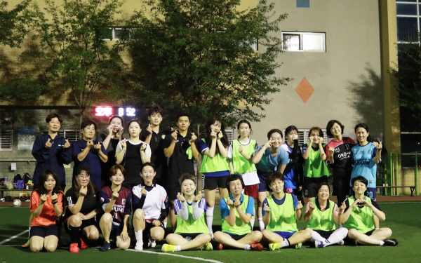 16일, 동서초등학교에서 시행된 클리닉은 약 1시간 30분가량 진행됐다