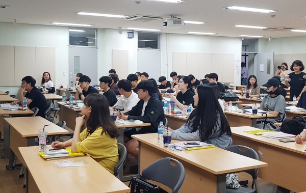 17일 한남대 인사례교양동에서 '2019 학년도 일학습병행 오리엔테이션' 개최