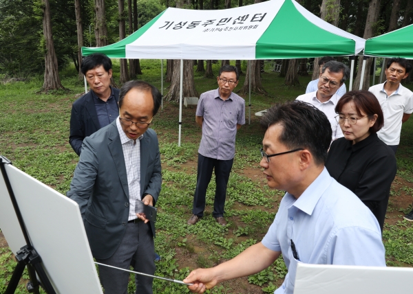 노루벌 구절초숲 조성관련 국토부 현장평가