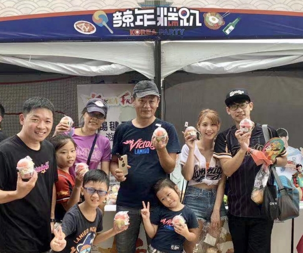 한국 농식품 홍보 부스 현장 사진