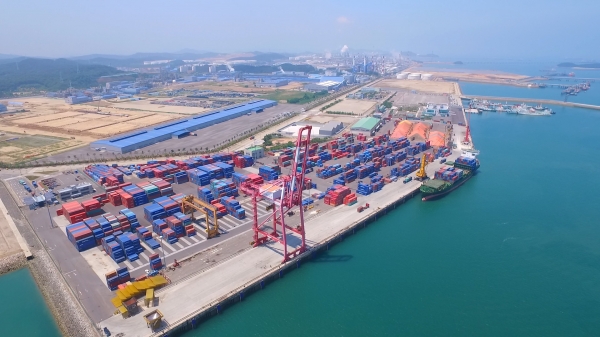 서산 대산항 전경