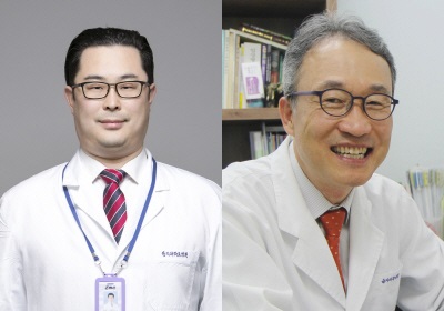 (왼쪽부터) 응급의학과 이원석 교수, 가정의학과 오한진 교수