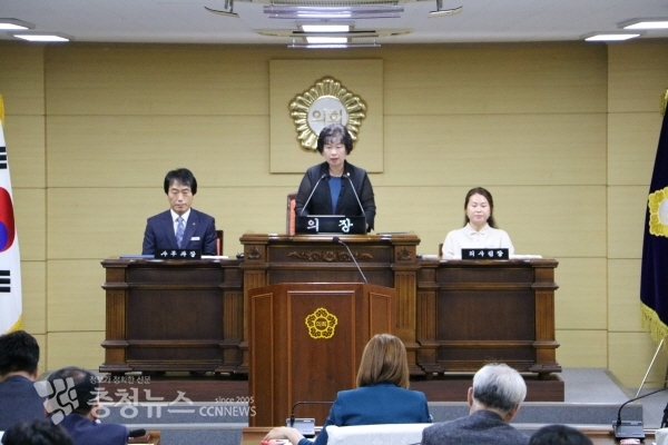 제236회 임시회, 부여군의회 송복섭 의장