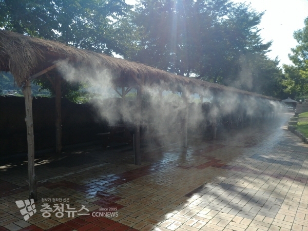 공주 석장리 박물관 쿨링포그