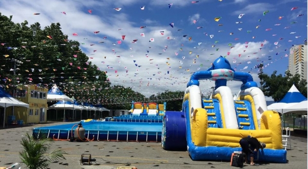 대전 중구, 무료 물놀이장 운영