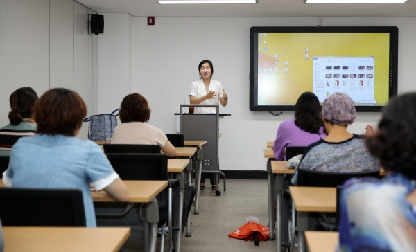 지난 상반기 혁신대학 교육 모습.