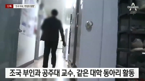 채널A 방송 보도 모습