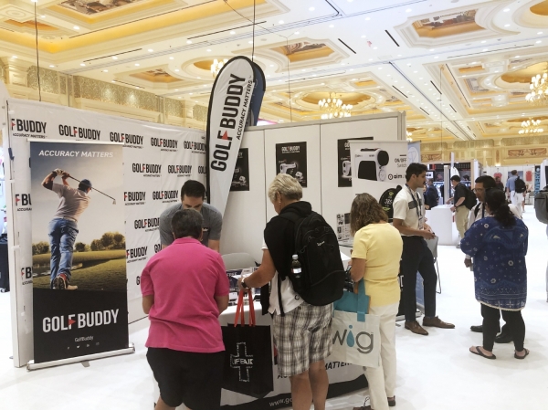 골프존데카가 지난 13일과 14일 국 네바다주 라스베이거스에서 열린 PGA 패션 앤 데모 익스피어리언스 전시회에 참가해 글로벌 경쟁력을 입증했다
