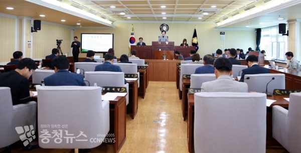 아산시의회 26일 제214회 임시회 개회​