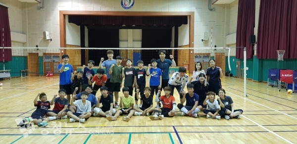 세종시교육청이 운영 중인 마을단위스포츠클럽 ‘동동동(洞童動)’에 참여 중인 학생들 모습