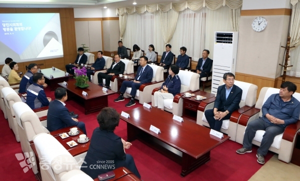 당진시의원 현대제철 현장방문 / 충청뉴스 최형순 기자