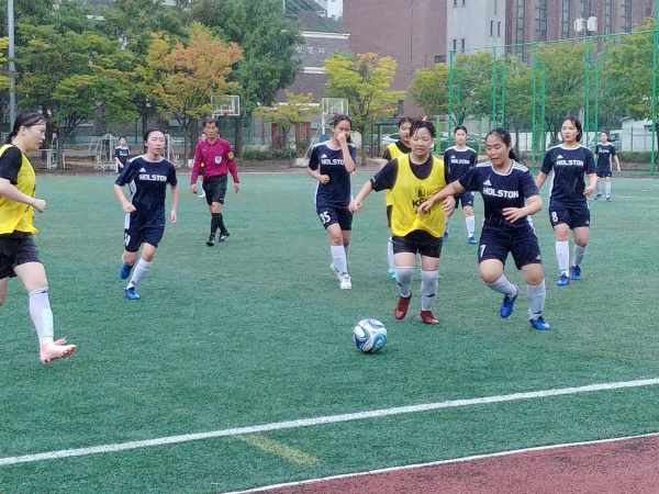 스포츠클럽대회 여자축구경기