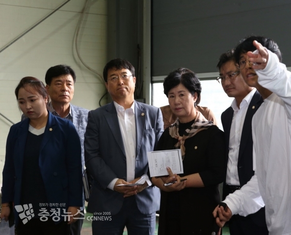 천안시의회,시민불편 유발하는 악취 민원 해결 위해 현장 방문