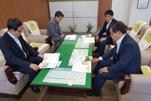 노박래 서천군수, 내년도 예산 확보 위해 충남도청 방문해 지방이양 사업 등 내년도 지역 현안사업 적극 건의