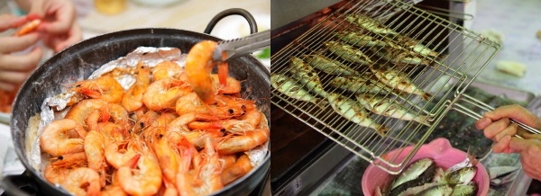 대하구이,  전어구이