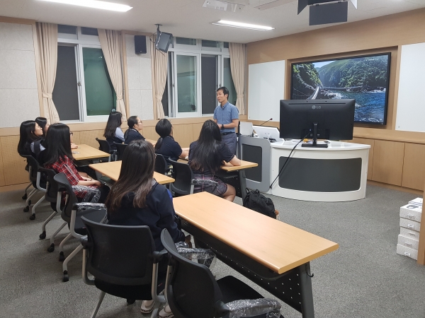 한밭고 오리엔테이션 모습