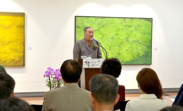 2019 현대미술작가초대전 박영대 화백 인사말.