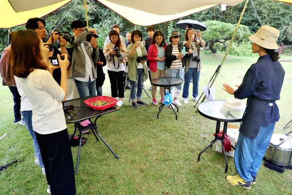 담양무월마을에서 인플루언서 파워블로거 초청 농촌여행 팸투어가 열렸다.