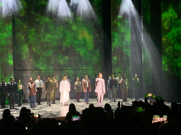 예산군문예회관에서 진행된 뮤지컬 ‘워치’ 공연 모습