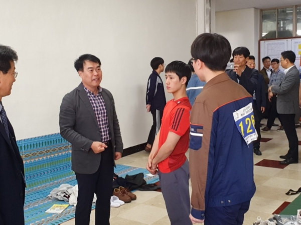남부호 부교육감 제54회 전국기능경기대회 방문 및 격려