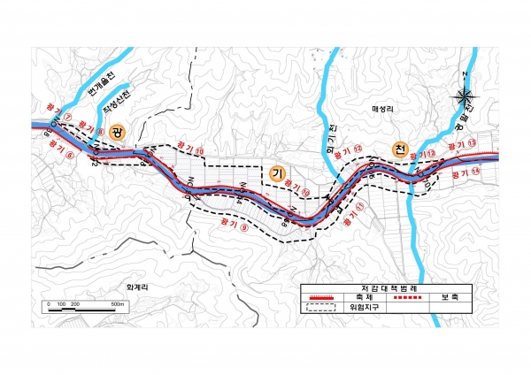 광기지구 사업계획평면도