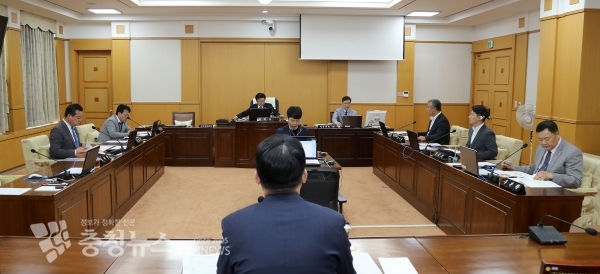 대전시의회 4차산업혁명특위 3차 회의 모습.