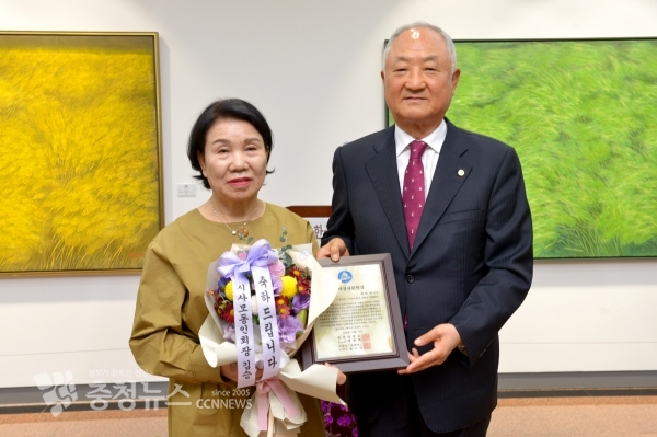 2019 한국서정시문학상 시상식_ 최문자 시인 / 충청뉴스 최형순 기자