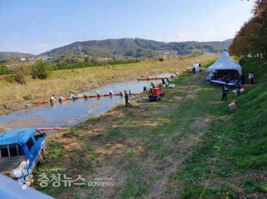 수질오염사고 방제훈련
