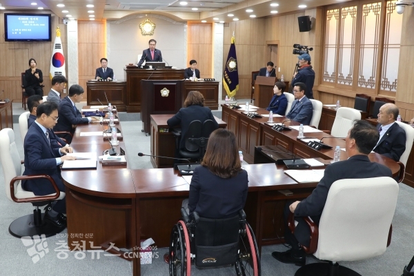 제263회 임시회 폐회 / 충청뉴스 최형순 기자