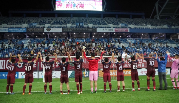 대전시티즌 단체사진