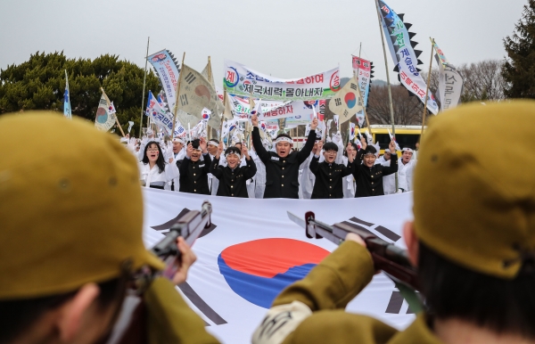 지난 3.10학생만세운동 기념식 및 재현행사