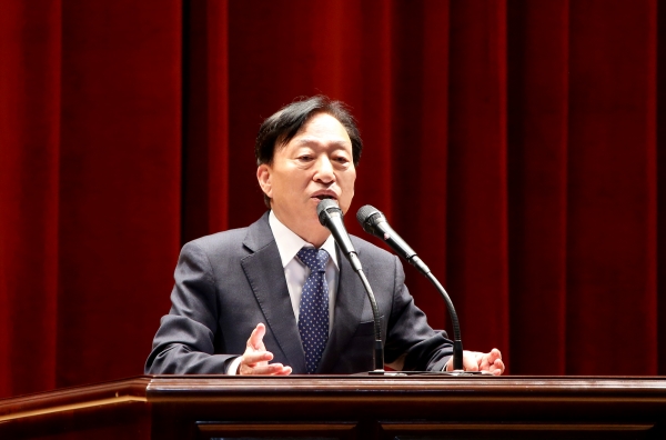 ‘11월 월례조회’에서 수능준비 철저를 당부하는 설동호 교육감