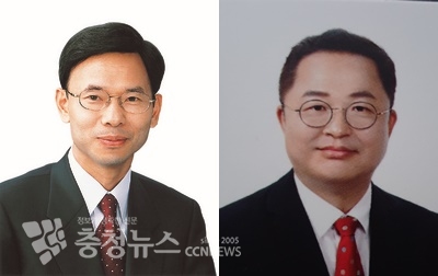 (왼쪽부터) 자유한국당 이영규 대전서구갑 당협위원장, 조수연 변호사