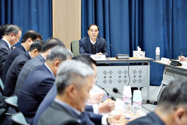 김인식 사장은 지역밀착형 지역개발사업으로 지역의 내실있는 성장을 돕고 활력과 역동성을 불어넣어야 한다고 강조했다.
