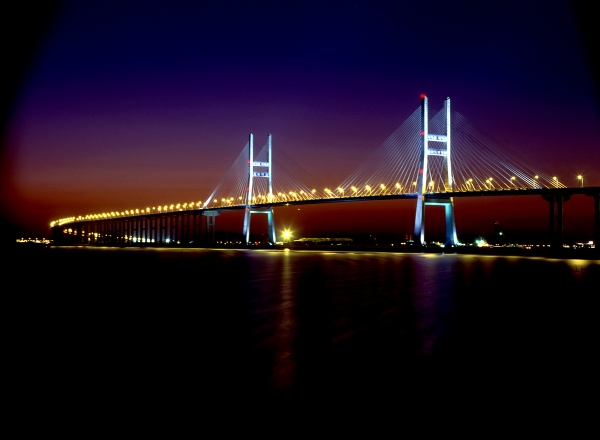 서해대교 야경