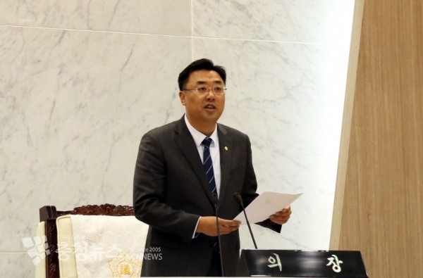 김기재 당진시의회 의장 / 충청뉴스 최형순 기자