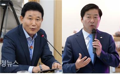 박용갑 중구청장, 황명선 논산시장
