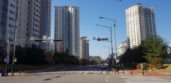 무인단속카메라-가온초등학교