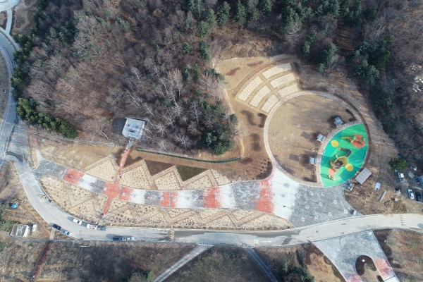 독립기념관 일원에 조성된 ‘명품 무궁화 테마공원’모습