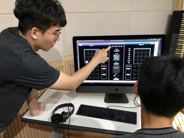 Music and Audio Computing Lab의 ‘뮤직 인사이드 아웃’ 프로그램 시범 운영 장면